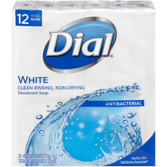 Dial refresh and renew bars, antibacterial 12 pack