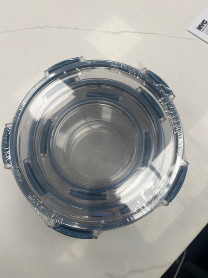 Six piece round food  storage containers