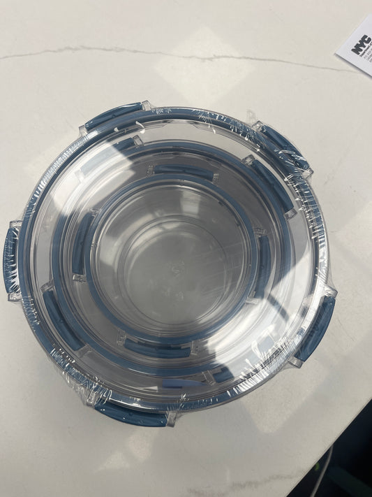 Six piece round food  storage containers