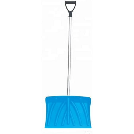 Snow shovel metal handle