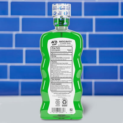 ACT Kids Anticavity Fluoride Mouthwash, Wild Watermelon, 16.9 fl. oz.