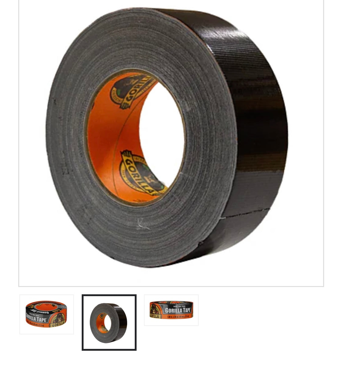 GORILLA-DUCT TAPE 30 yds – BLACK