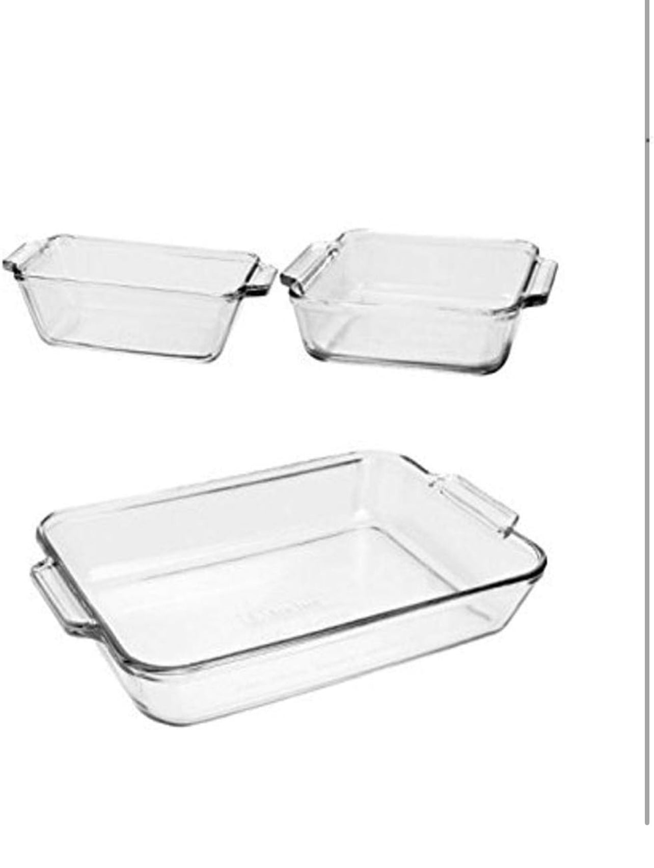 ANCHOR HOCKING oven basic bake set 3pc ￼
