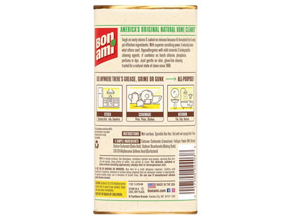 BON AMI Powder Cleanser for Kitchens & Bathrooms - All Types of Surfaces, Cleans Grime & Dirt, Polishes Surfaces, Absorbs Odors