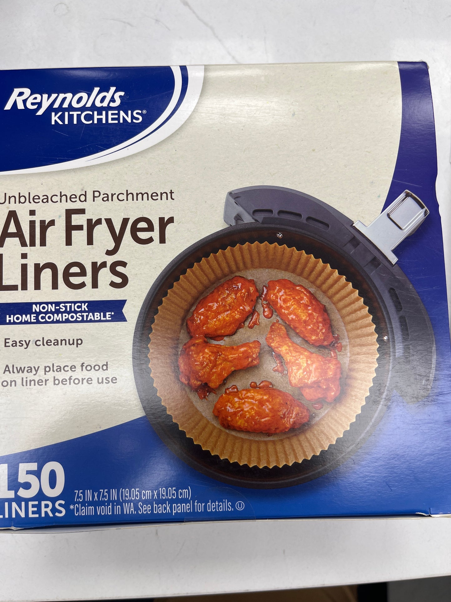 Air fryer liners, parchment unbleached