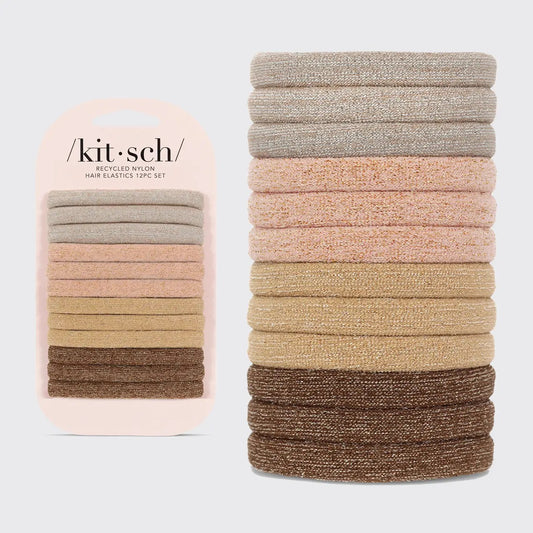 Kit.sch all day, Hold 12 piece seamless hair ties ￼