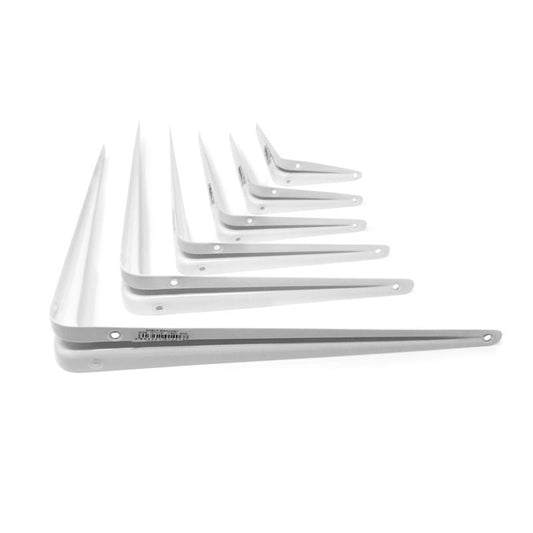 10 in. x 12 in. White Shelf Bracket
