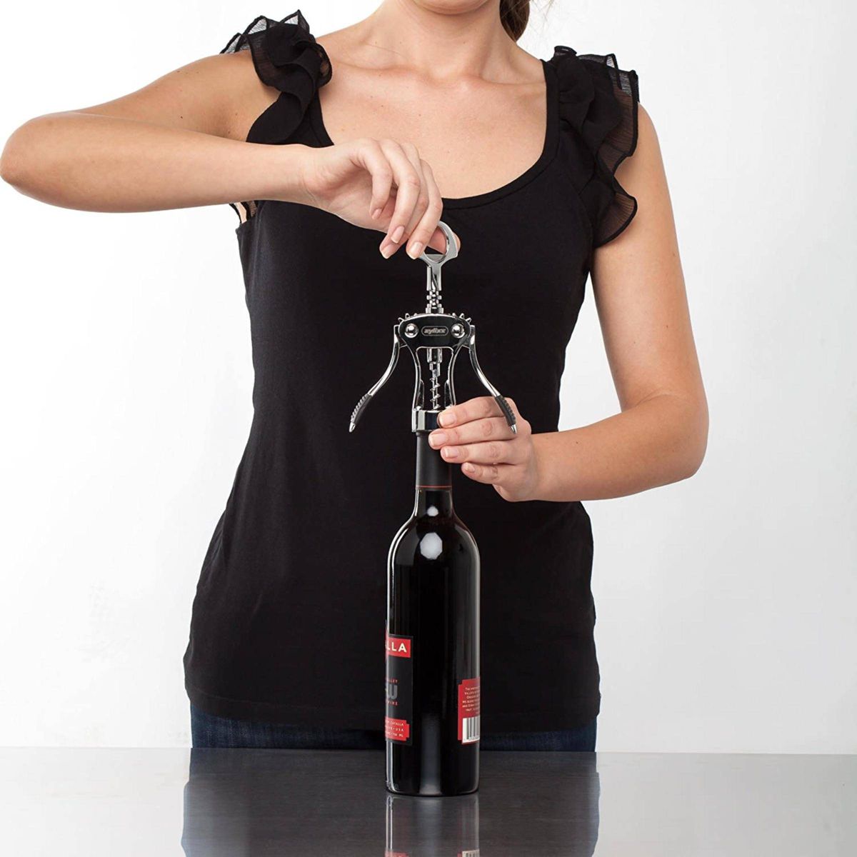 ZYLISS Easy Corkscrew Wine Opener 7.5" Stainless Steel