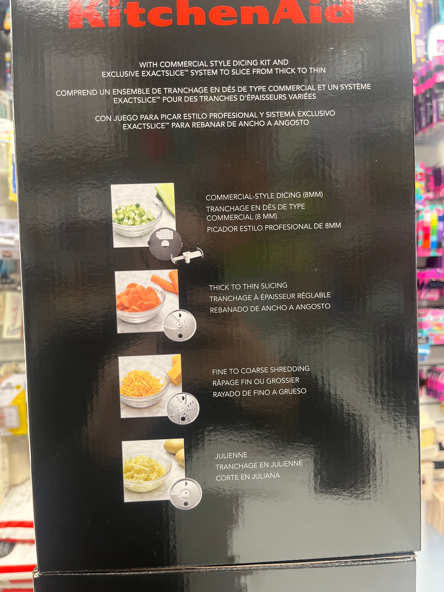 KitchenAid food processor with dicing kit