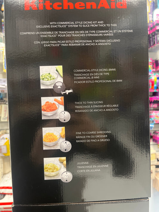 KitchenAid food processor with dicing kit