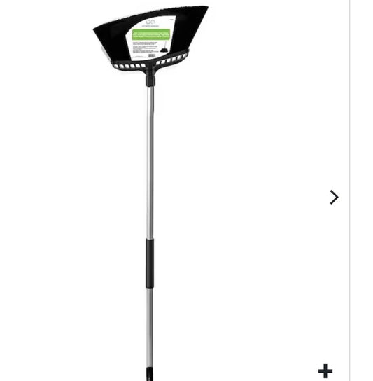 ANGLE BROOM 13″ POLY- BLACK BRISTLES – ” SIMPLE SPACES”