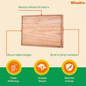 Riveira Acacia Wood Cutting Board