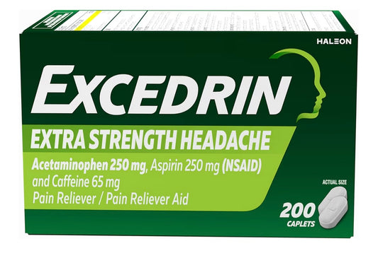 Excedrin extra strength headache 24 capsules￼