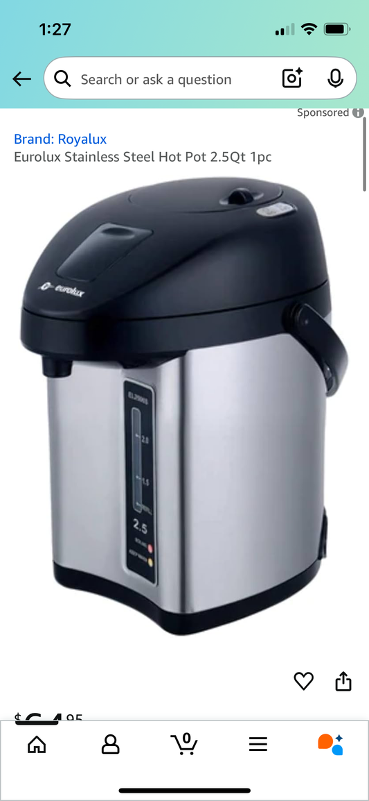 Eurolux Stainless Steel 2.5 Shabbat pump