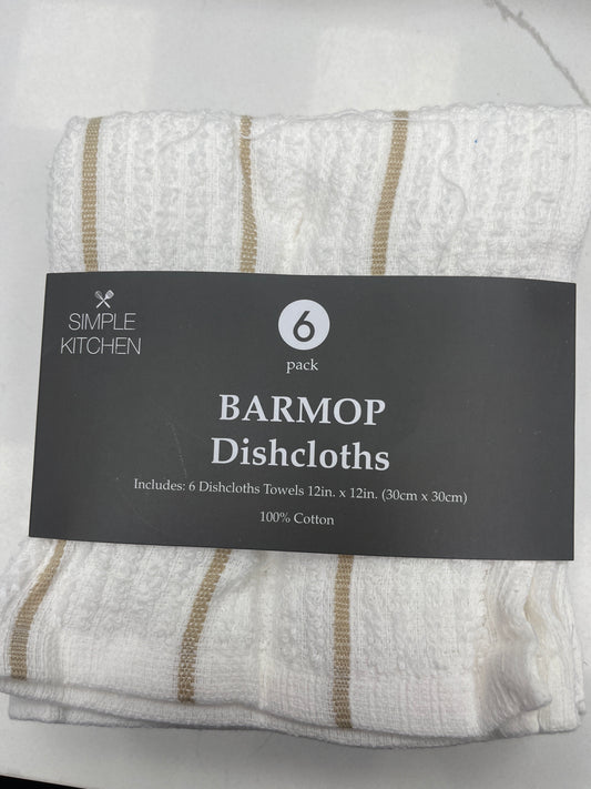 Barmop Dishcloths 6ni pack