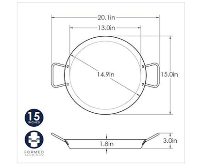 PAELLA Pan 15”