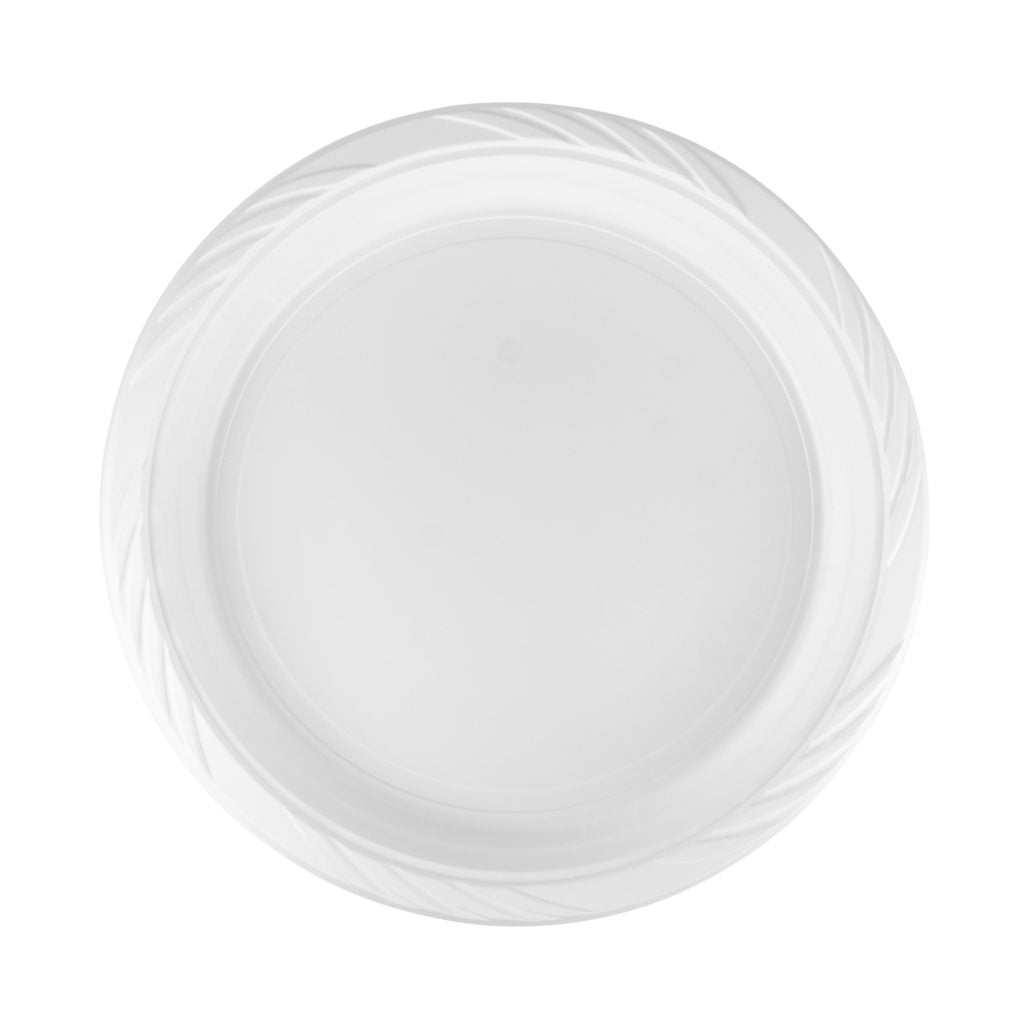 Dinner Collection White 9″ Lunch Plates (100 Count)
