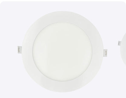Luxrite LR23761 6" MINI PANEL ROUND 5CCT SMOOTH CANLESS WAFER SPOTLIGHT