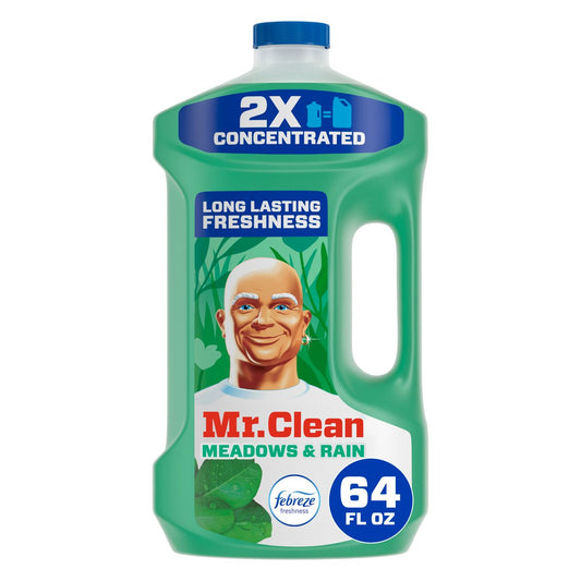 Mr. Clean Meadows & Rain All-Purpose Floor Cleaning Liquid - 64 fl oz: Liquid, Multipurpose, All-Purpose Cleaners