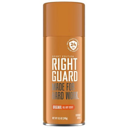 Right Guard Sport Deodorant Aerosol Spray Original, 8.5 oz