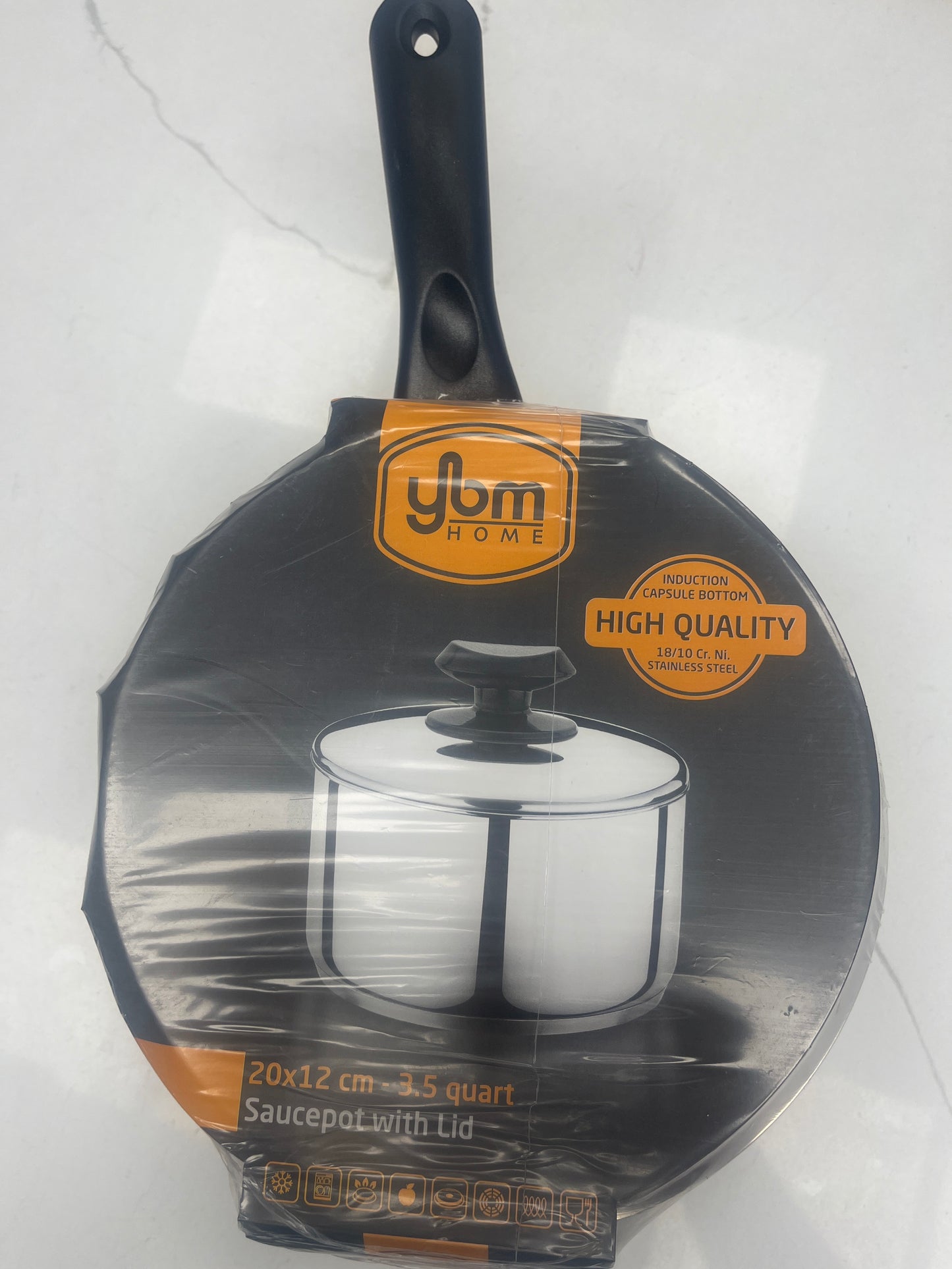 Stainless steel 3.5 sauce pot