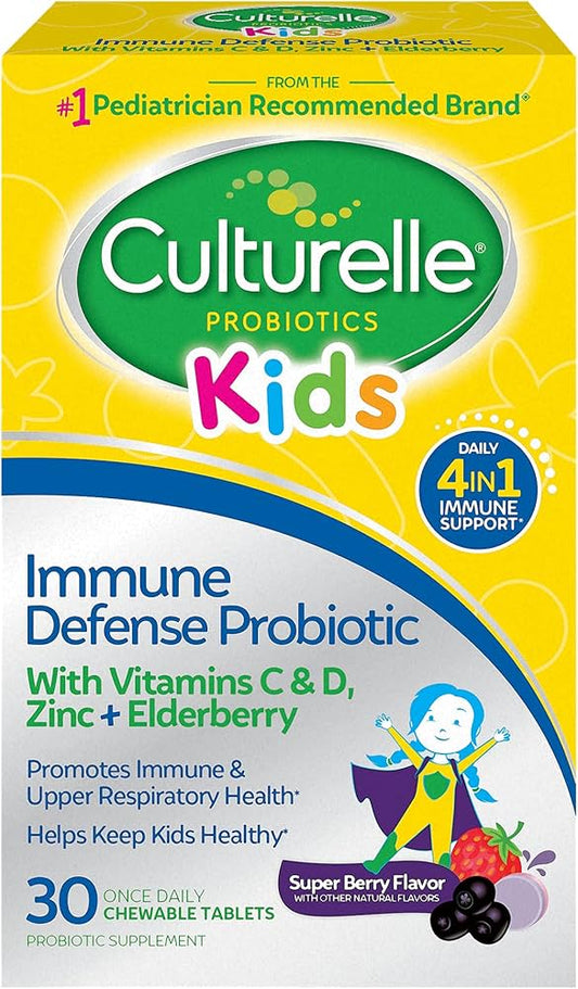 CULTURELLE kids 30 chewable tabs