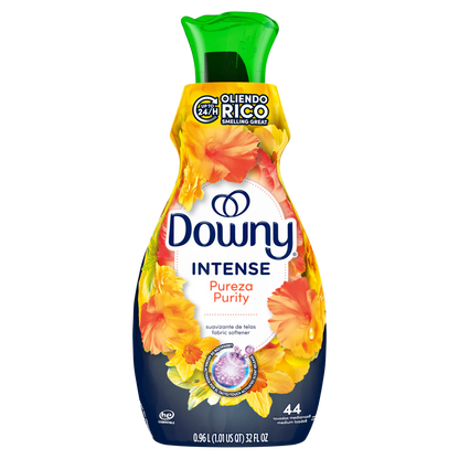 Downy Intense Fabric Softener Liquid Purity Scent 44 loads In-Wash Liquid Fabric Softener and Laundry Conditioner - 32oz