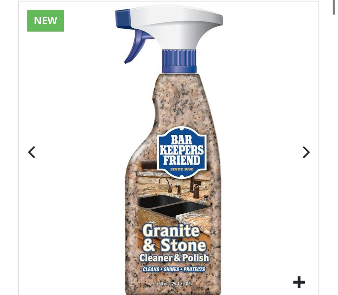 BAR KEEPERS FRIEND GRANITE & STONE CLNR & POLISH 25.4oz