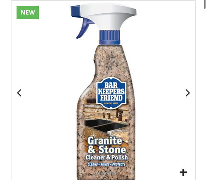 BAR KEEPERS FRIEND GRANITE & STONE CLNR & POLISH 25.4oz