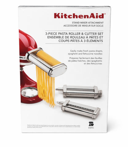 KitchenAid Stand Mixer Attachment, KSMPRA 3-Piece Pasta Roller & Cutter Set