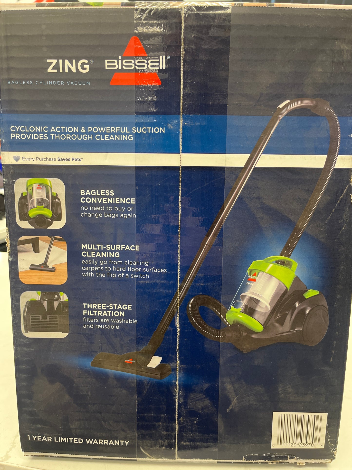 ZING Bagless Canister VAC