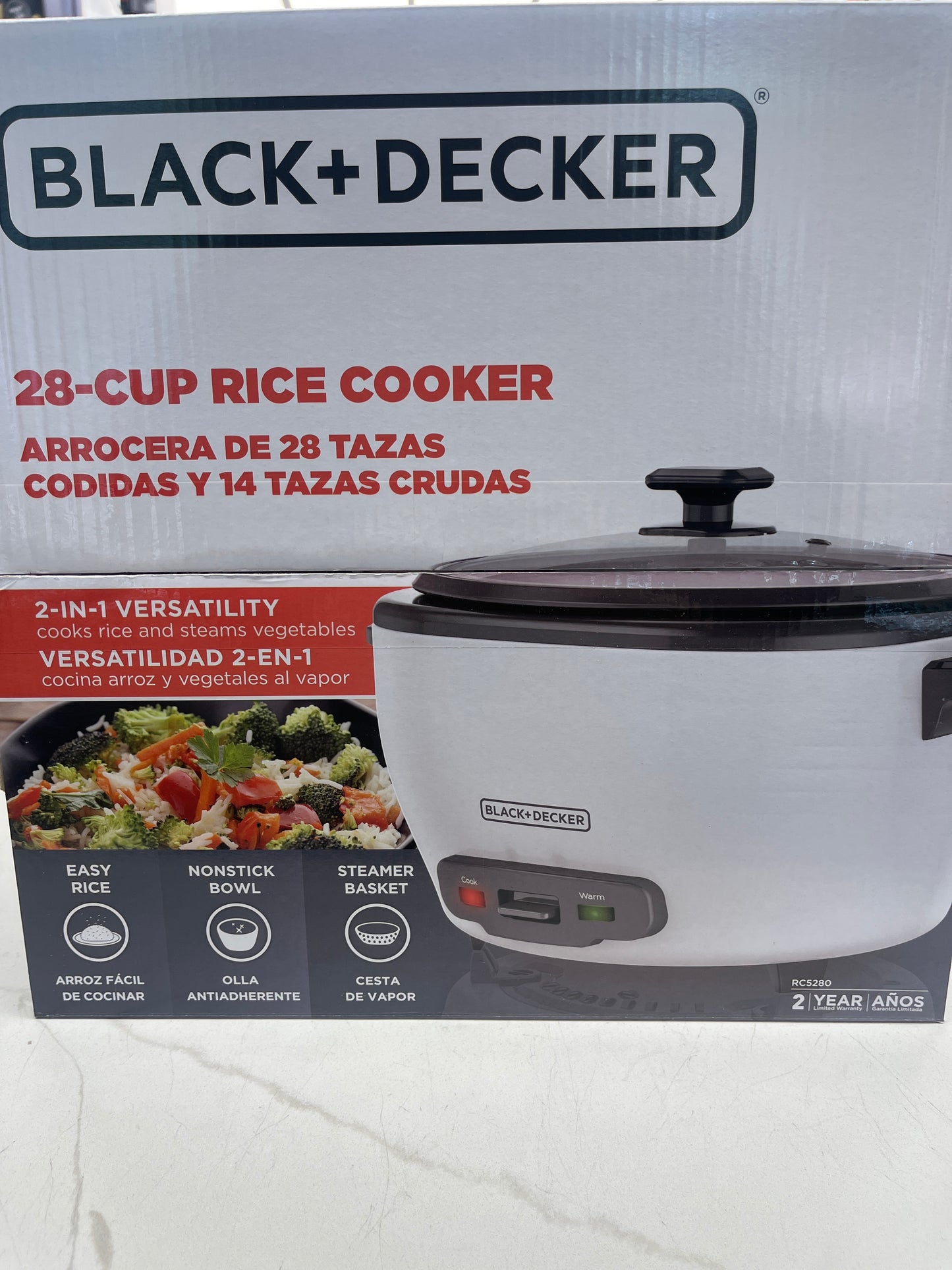 Black and decker 28 cup rice cooker