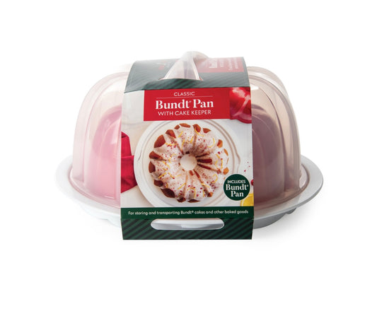 Nordic ware Bundt pan with cake keeper not yet ￼