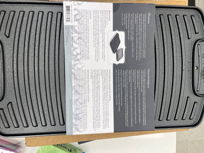 Reversible cast-iron griddle