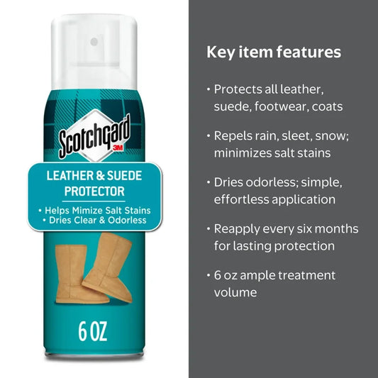 Scotchgard™ Leather and Suede Protector, 6 oz