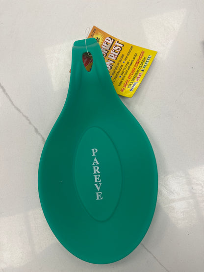 Silicone Spoon Rest red blue green separate
