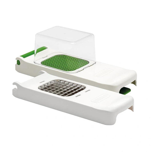 ALLIGATOR TWO IN ONE CHOPPER SET WITH DUAL GRIDS 6X6MM AND 12X12MM BPA FREE KITCHEN CHOPPER AND CHIPPER