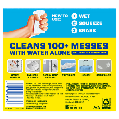 Mr. Clean Magic Eraser Cleaning Sponge - 2ct
