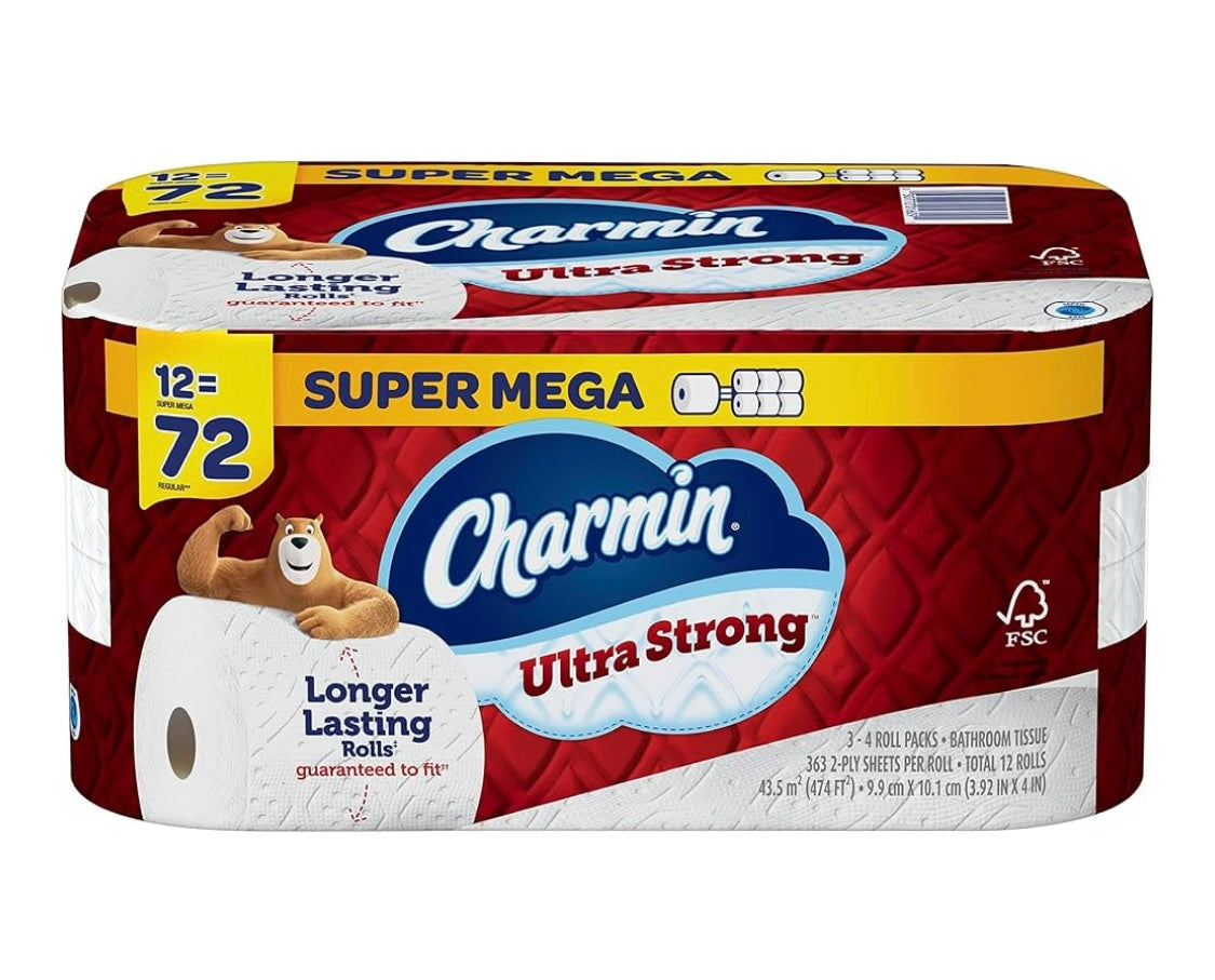 Charmin Toilet Paper MEGA 12 = 72