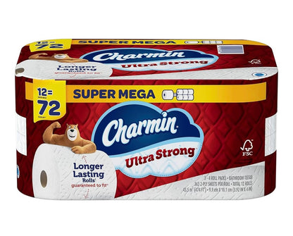 Charmin Toilet Paper MEGA 12 = 72