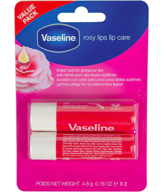 Vaseline lip care 2pk ￼