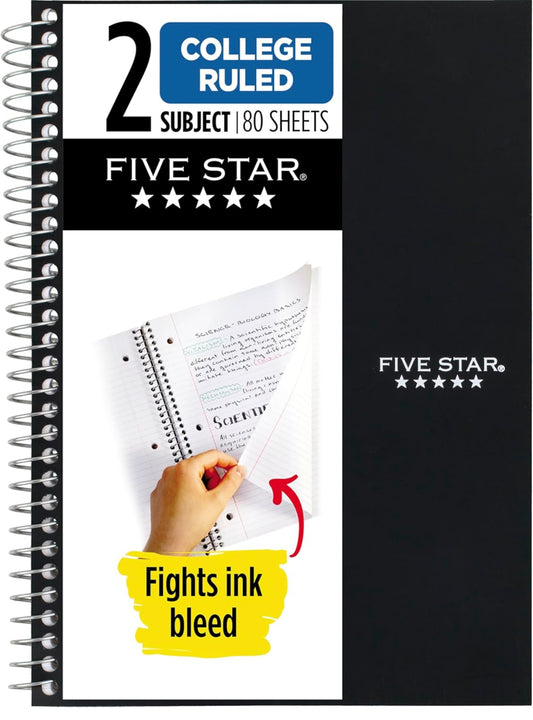 2 STAR 2 Subject College R notebook