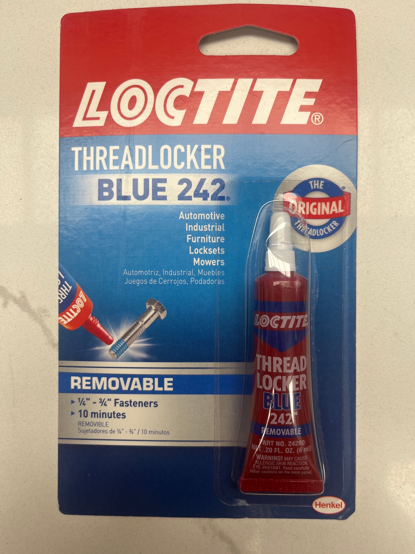Loctite thread locker