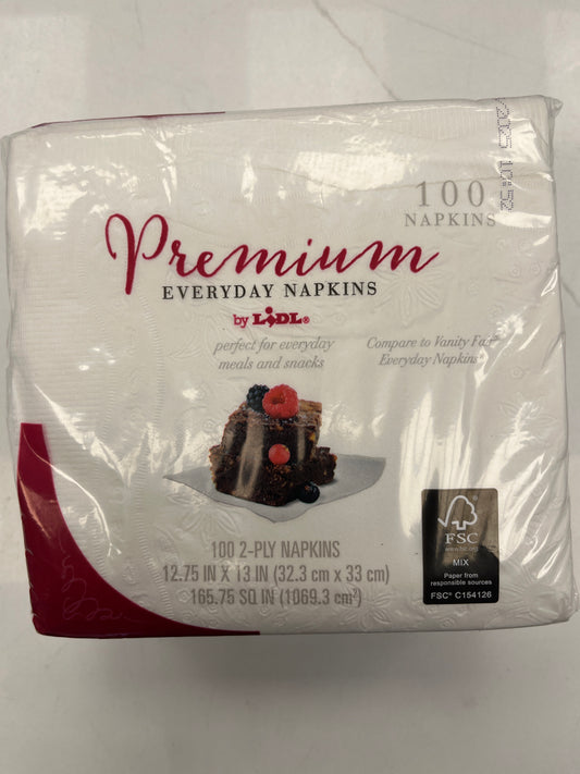 Every day napkins hundred pack 2 ply