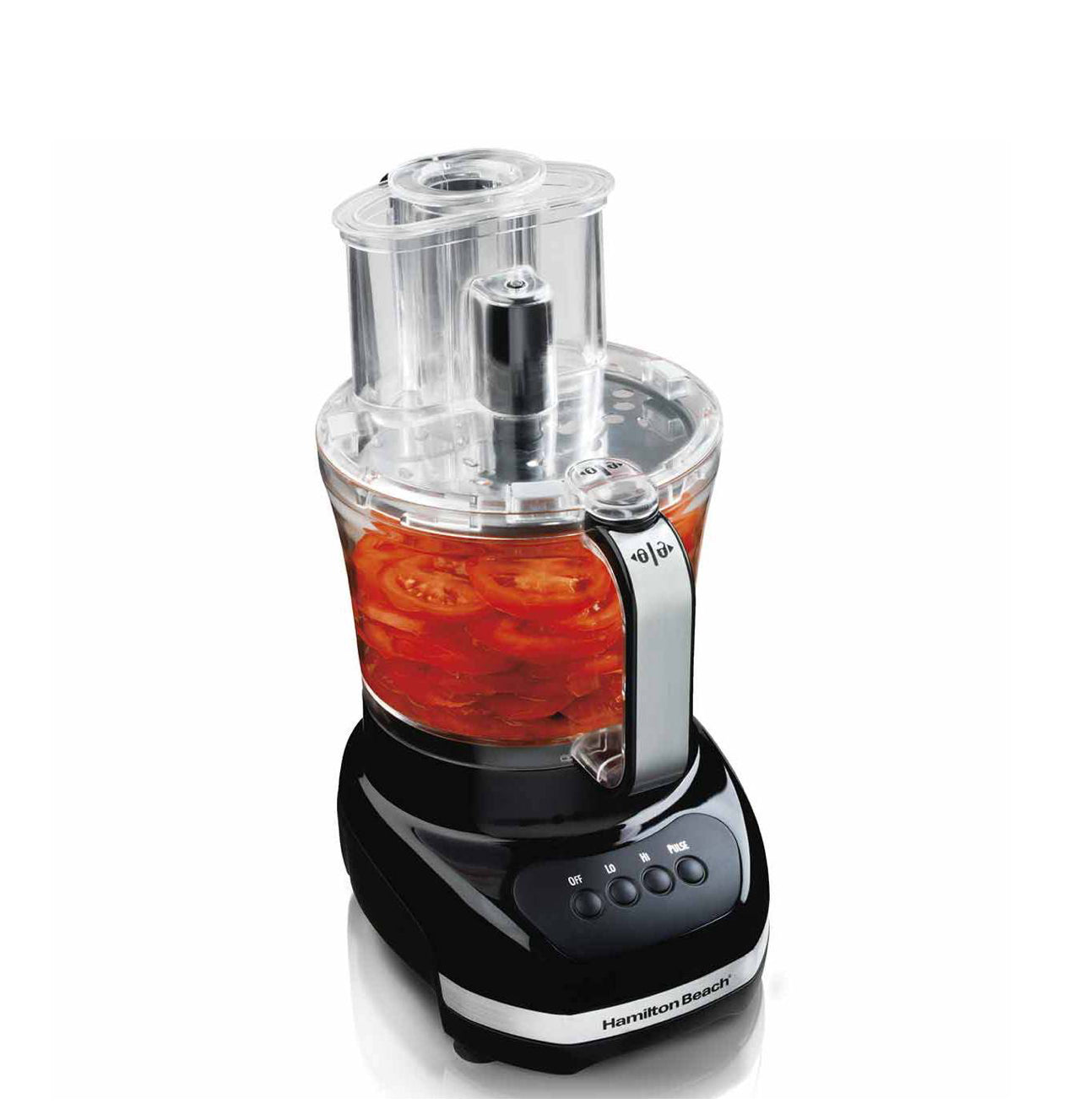 Hamilton Beach Big Mouth Duo Plus 12 Cup Food Processor & Vegetable Chopper with Additional Mini 4 Cup Bowl, Black (70580)