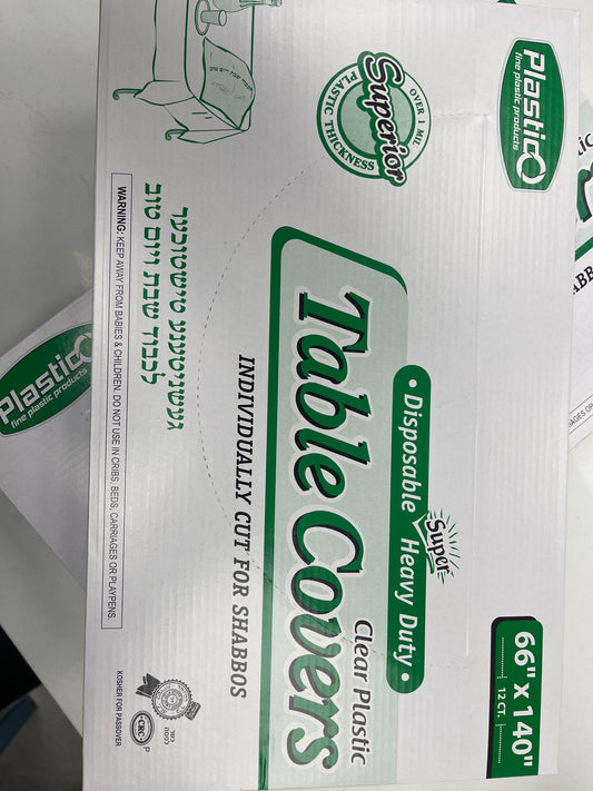 Disposable heavy duty table covers 66 x 140