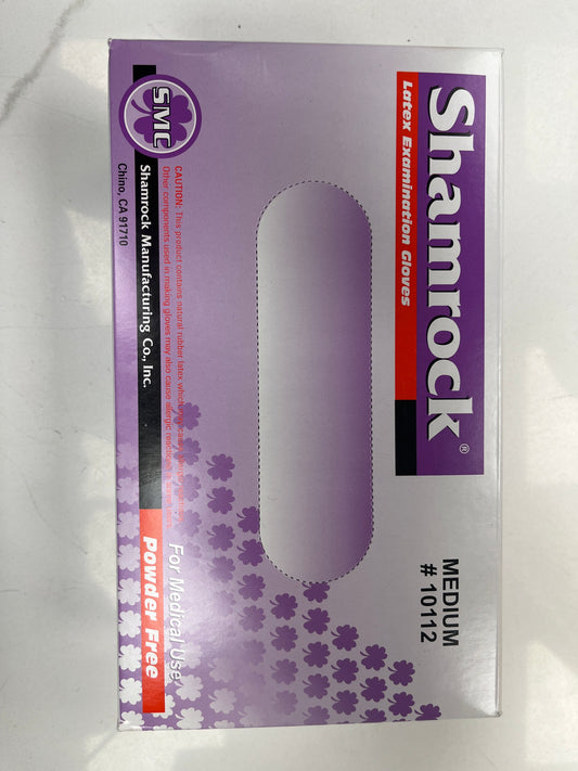Latex gloves, size medium, hundred pack