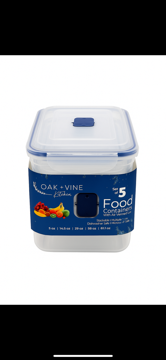 Food contains set of 5