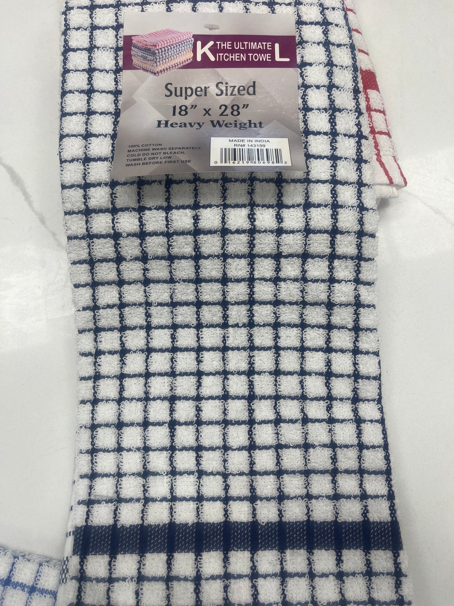 Kitchen Towel checkered 18x28 all colors