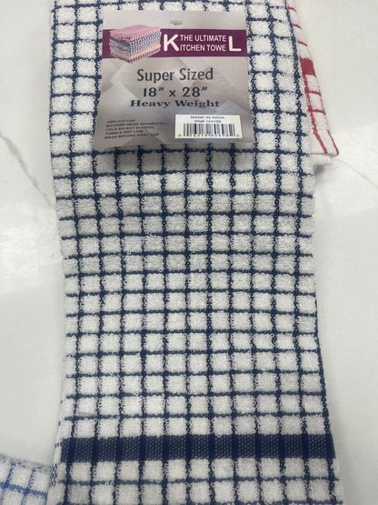 Kitchen Towel checkered 18x28 all colors